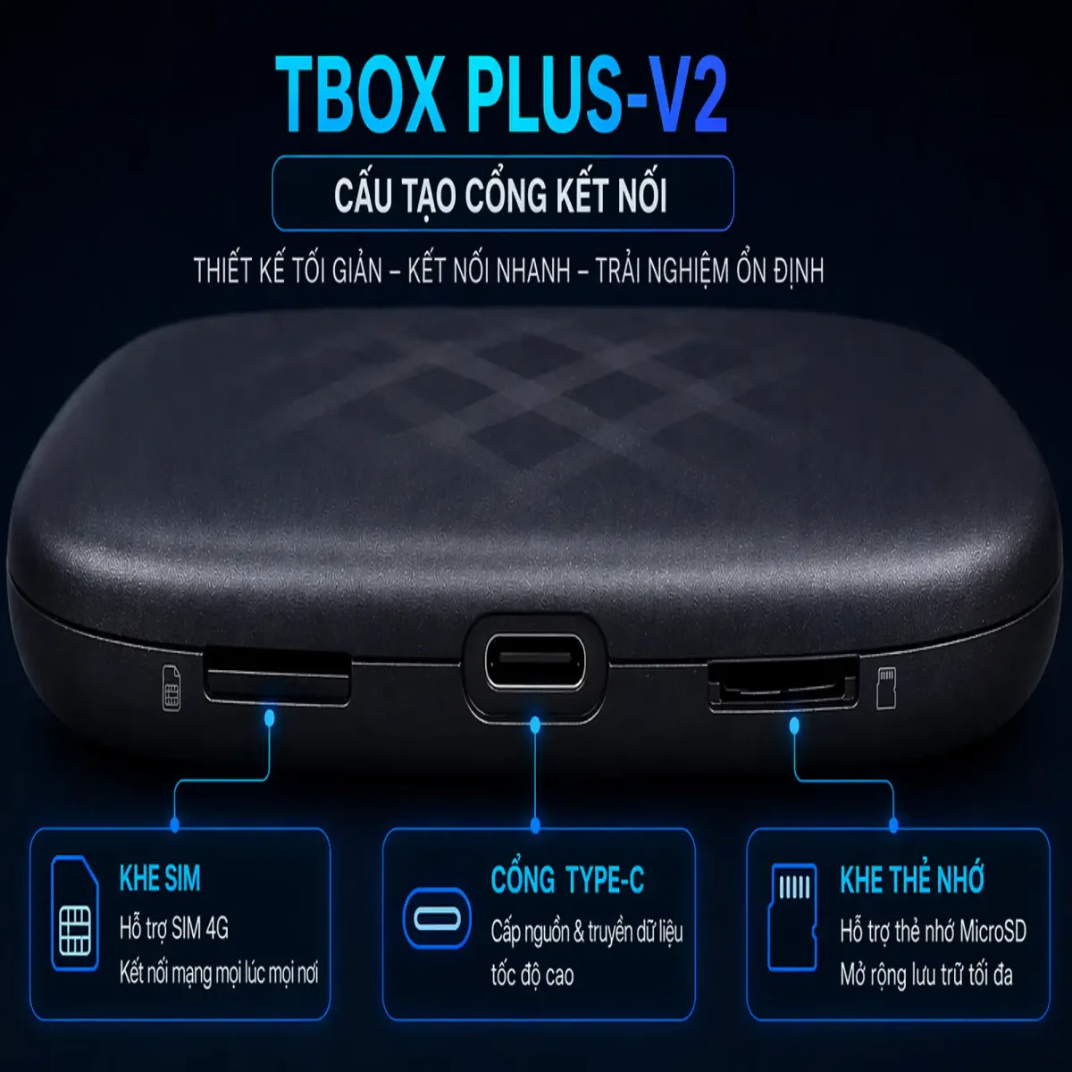 VRTECH Edition | Carlinkit TBOX PLUS V2 2026 | Android Box Ô Tô | Chip Qualcomm 6125 | Apple CarPlay & Android Auto | Bảo hành 12 tháng - thumbnail 8